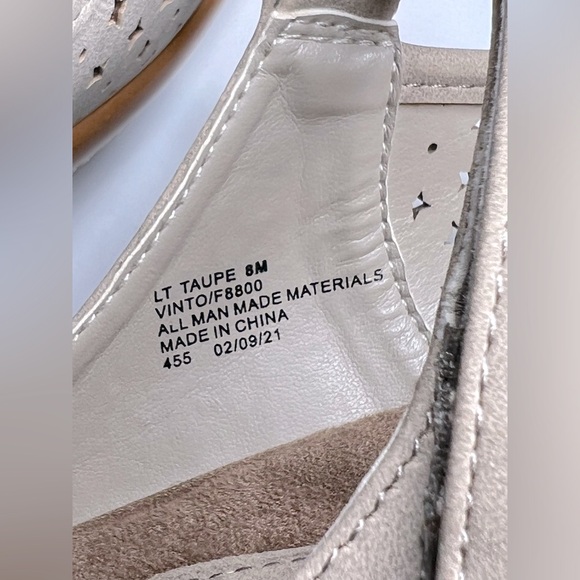 Rialto Vinto Taupe Wedge Clog/Mule Slip On - Picture 7 of 8